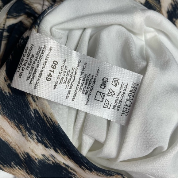 NEW MARIA CHER moreno mich midi dress in ethnic ecru XS - Picture 10 of 10